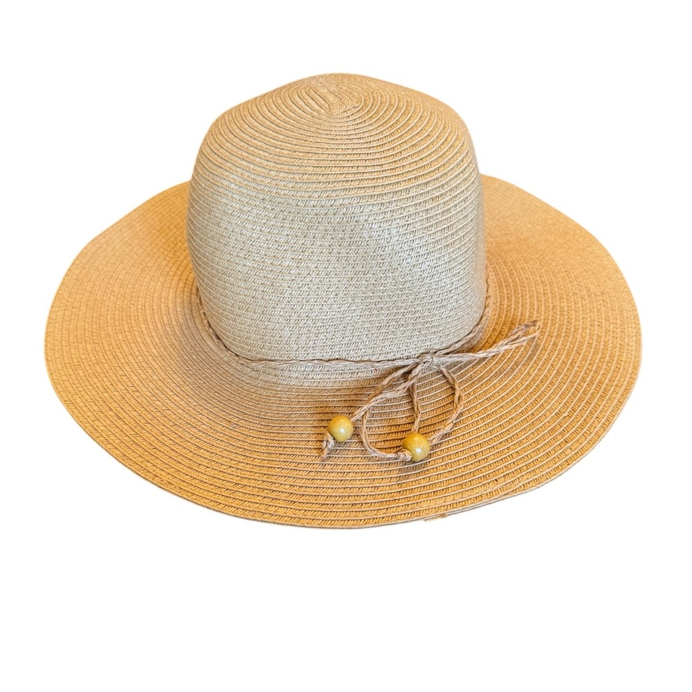 August Hat Co Wide-Brimmed Sun Hat With Decorative Tie